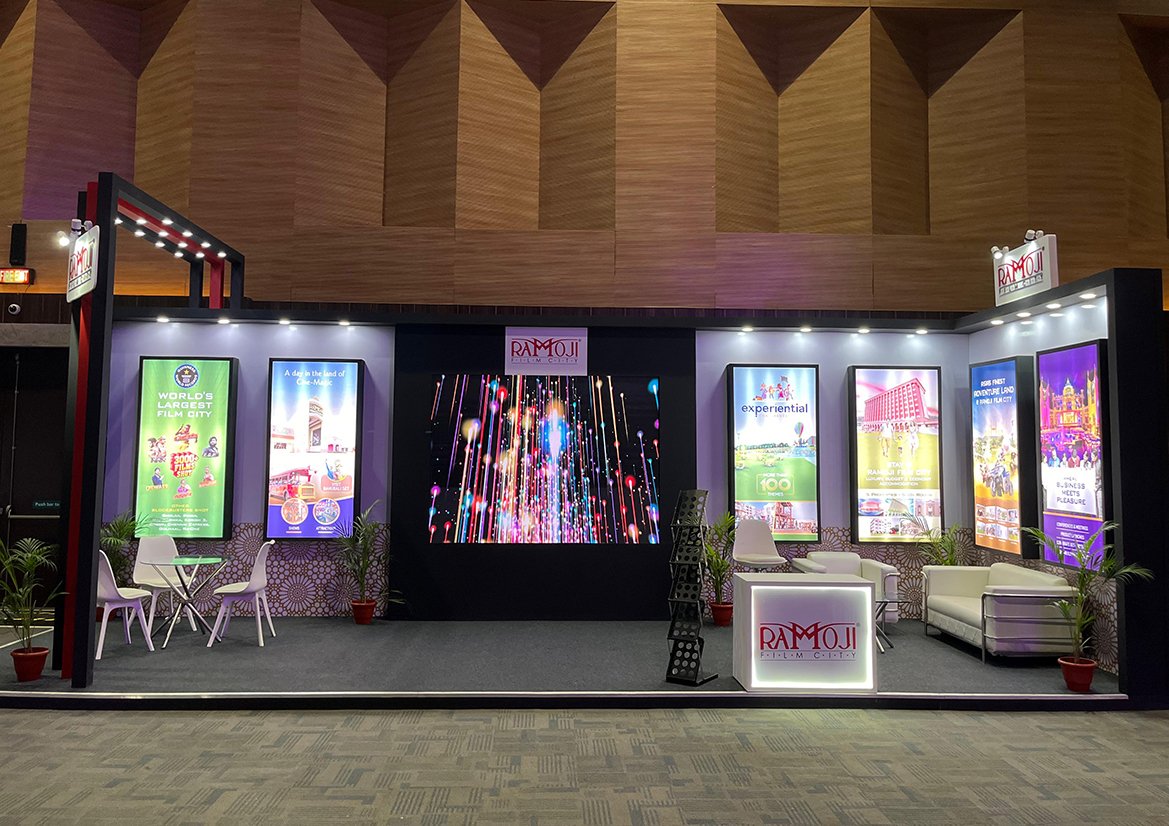 Welcome entrance with branded YOI welcome signage